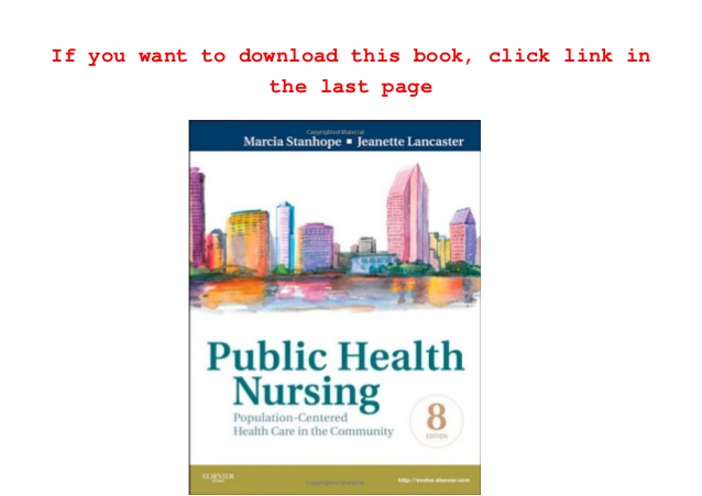 Community Health Nursing Book Pdf Free Download